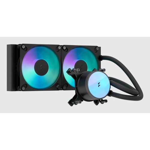 Fractal Design Radius 240 RGB Black Processor All-in-one liquid cooler 12 cm 1 pc(s)