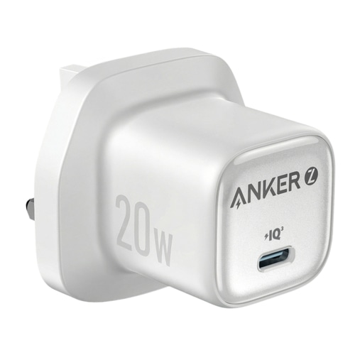 Anker USB-C Charger, 20W Fast Charging, White