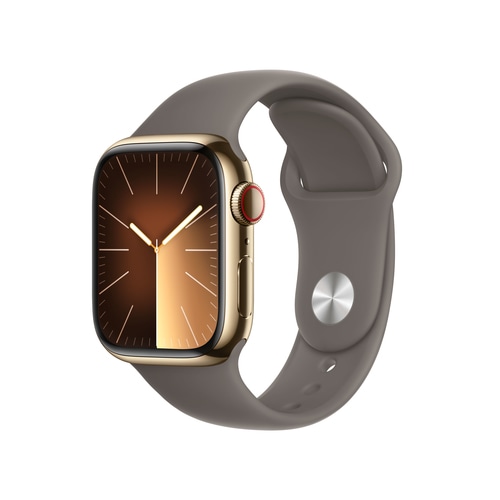 Apple Watch Series 9 (Demo) 41 mm Digital 352 x 430 pixels Touchscreen 4G Gold Wi-Fi GPS (satellite)