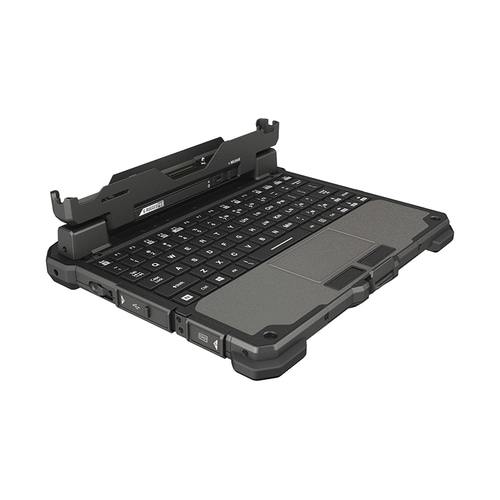 Getac GDKBEH mobile device keyboard Italian Black, Silver