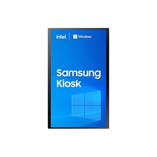Samsung LH24KMCCBGCXEN Signage Display Kiosk design 61 cm (24) LED 250 cd/m Full HD White Touchscreen Built-in processor Windows 10 IoT Enterprise
