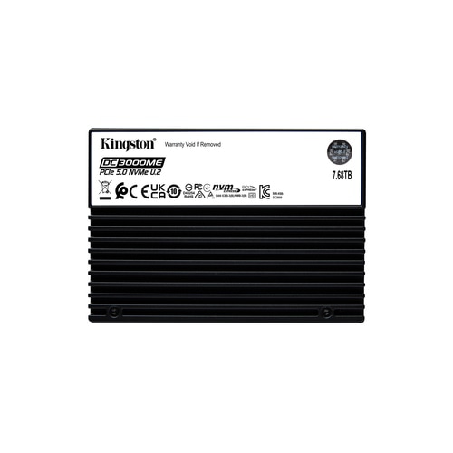 Kingston Technology 7.68TB DC3000ME U.2 PCIe 5.0 NVMe TCG Opal Enterprise SSD