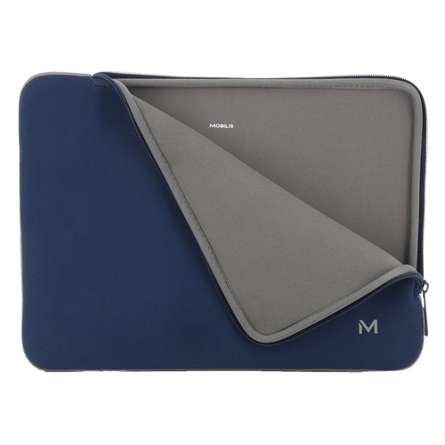 Mobilis 049022 laptop case 40.6 cm (16) Sleeve case Grey, Navy