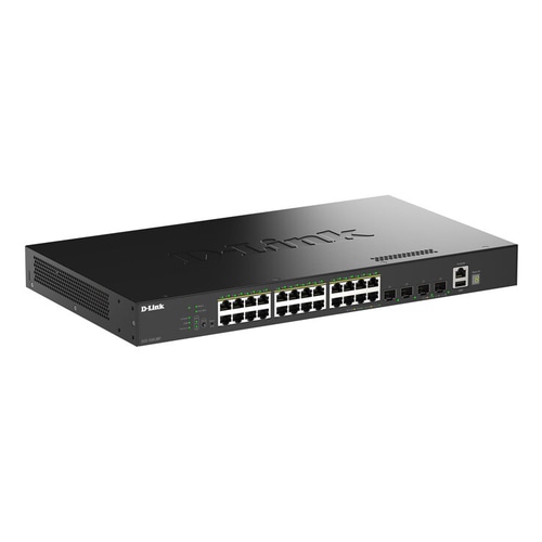 D-Link 28-Port Gigabit Stackable PoE+ Smart Managed Switch with 4 x 10G SFP+ Ports