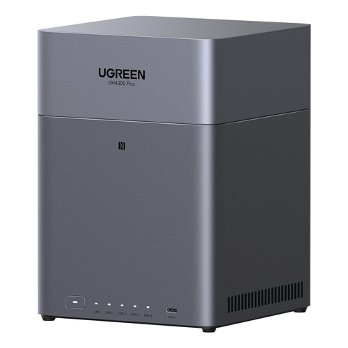 Ugreen DH4300 Plus NAS Mini Tower 8 GB LPPDDR4X UGOS Pro Grey