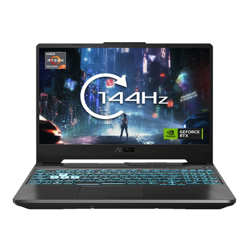 ASUS TUF Gaming A15 FA506NCR-HN015W AMD Ryzen 7 7435HS Laptop 39.6 cm (15.6) Full HD 16 GB DDR5-SDRAM 1 TB SSD NVIDIA GeForce RTX 3050 Wi-Fi 6 (802.11ax) Windows 11 Home Black