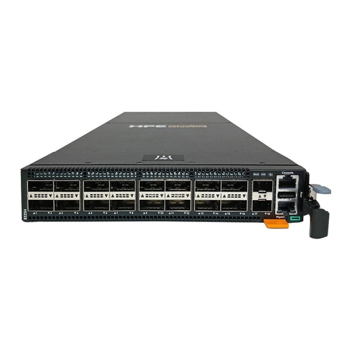 HPE Storage DCN 16p QSFP28 100GbE Power to Connector Half Width Switch H-series SN8325H
