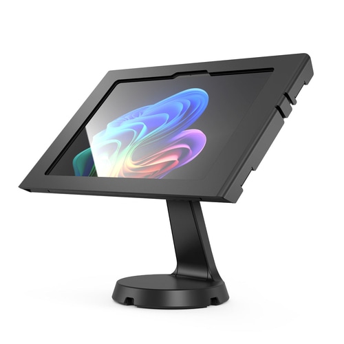 Compulocks Surface Pro Copilot+ PC 12, Apex Enclosure Mast Counter Stand - Black