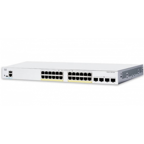 Cisco Catalyst 1300-24FP-4X Managed Switch, 24 Port GE, Full PoE, 4x10GE SFP+, Limited Lifetime Protection (C1300-24FP-4X)