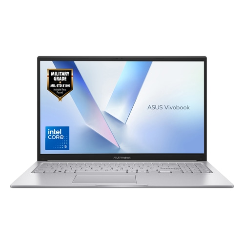 ASUS Vivobook 15 X1504MA-BQ055W Intel Core 7 350 Laptop 39.6 cm (15.6) Full HD 16 GB DDR5-SDRAM 512 GB SSD Wi-Fi 6 (802.11ax) Windows 11 Home Silver