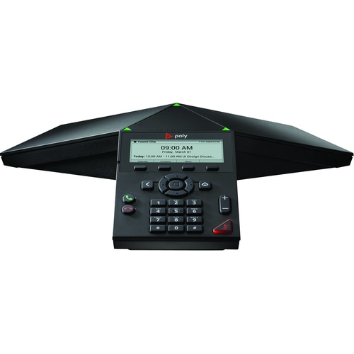 POLY Trio 8300 IP Conference Phone and PoE-enabled No Radio