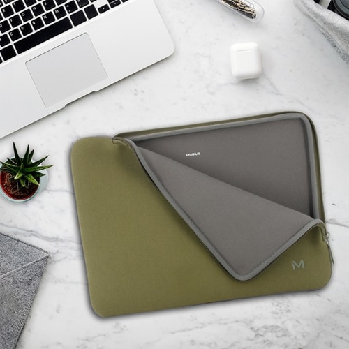 Mobilis 049020 laptop case 36.1 cm (14.2) Briefcase Green, Grey