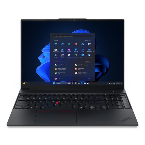 Lenovo ThinkPad E16 Gen 3 (Intel) Intel Core Ultra 5 255U Laptop 40.6 cm (16) WUXGA 16 GB DDR5-SDRAM 512 GB SSD Wi-Fi 6E (802.11ax) Windows 11 Pro UK English Black