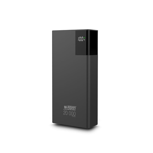 Urban Factory BIGEE: POWERBANK 20 000MAH USB-C IN & OUT WITH LCD SCREEN
