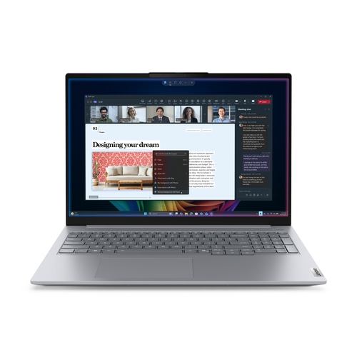 Lenovo ThinkBook 16 G9 IPL Copilot+ PC Intel Core Ultra 7 355 Laptop 40.6 cm (16) WUXGA 16 GB DDR5-SDRAM 512 GB SSD Wi-Fi 7 (802.11be) Windows 11 Pro Grey English