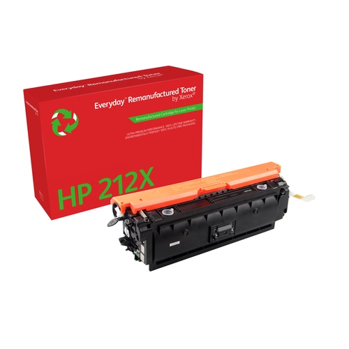 Everyday  Black Toner by Xerox compatible with HP 212X (W2120X), High capacity