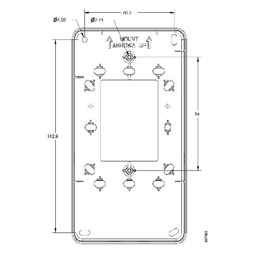 Cisco C9105AXW-KIT WLAN access point mount