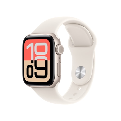 Apple Watch SE (3nd generation) SE 3 GPS (Demo) + Cellular 40mm Starlight Aluminium Case with Starlight Sport Band - M/L