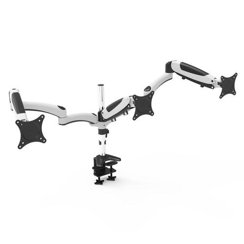 Amer Mounts HYDRA3XL monitor mount / stand 71.1 cm (28) Black, Chrome, White Desk