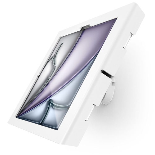 Compulocks iPad Air M2 13 (2024) Apex Enclosure Tilting Wall Mount - White