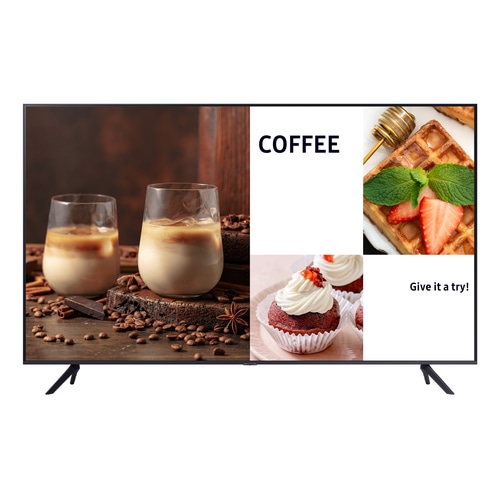 Samsung BEC-H Series BE43C-H Digital signage flat panel 109.2 cm (43) LED Wi-Fi 4K Ultra HD Black Built-in processor Tizen