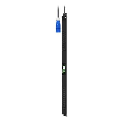 APC Easy Rack PDU, Metered Outlet, 0U, 3 Phase, 11kW, 230V, 16A, (18) C13 and (6) C19 outlets, IEC60309 3P+N+PE inlet