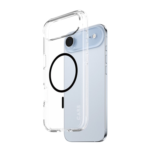 PanzerGlass CARE by  Flagship Case Transparent Urban Explorer w. Black MagSafe iPhone Air