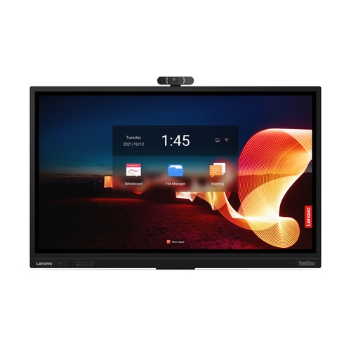 Lenovo ThinkVision T65 LED display 165.1 cm (65) 3840 x 2160 pixels 4K Ultra HD Touchscreen Black