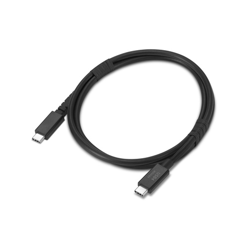 Lenovo 4X91U94413 USB cable USB4 Gen 3x2 1 m USB C 40 Gbit/s Black