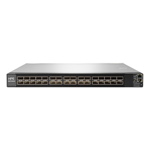 HPE 200GbE 32QSFP56 Power to Connector Airflow Switch SN3700M with NVIDIA Cumulus