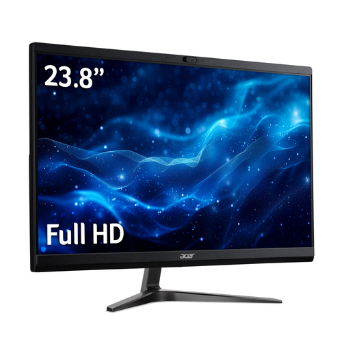 Acer Veriton Z VZ2592G All-In-One PC (Intel i5-1335U, 16GB RAM, 512GB SSD, 23.8, Full HD, Black)