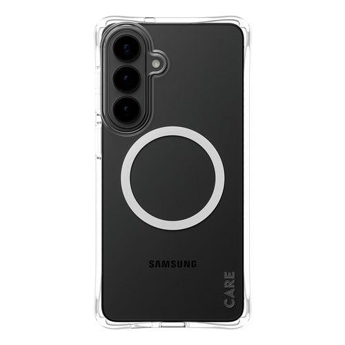 PanzerGlass CARE by  Samba Case Transparent w. White Qi Samsung Galaxy S26+