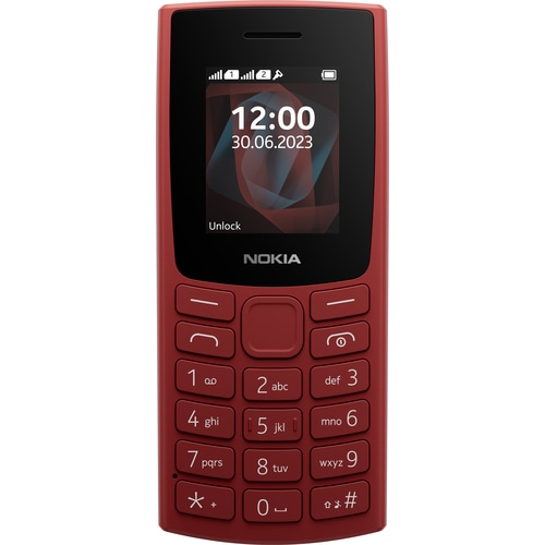 Nokia 105 4.57 cm (1.8) 78.7 g Red Feature phone