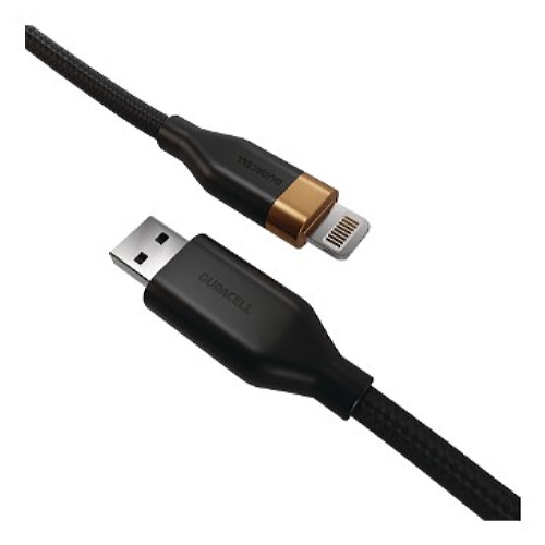 Duracell DRU5012A lightning cable 1 m Black
