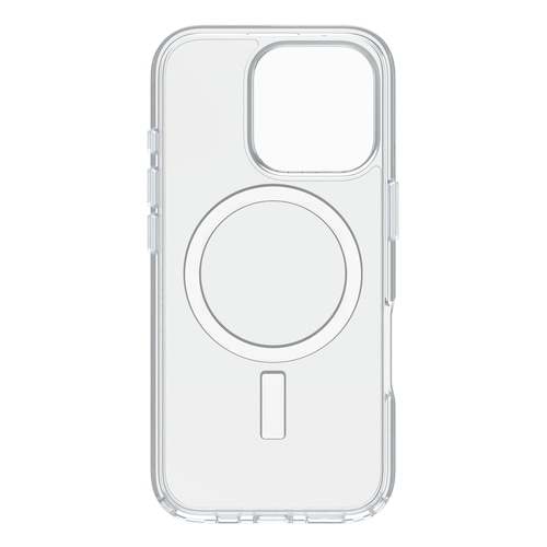 OtterBox Symmetry Series Clear for MagSafe + Premium Glass for iPhone 16 Pro, Clear