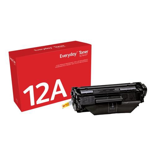 Everyday Black Toner compatible with HP Q2612A/ CRG-104/ FX-9/ CRG-103