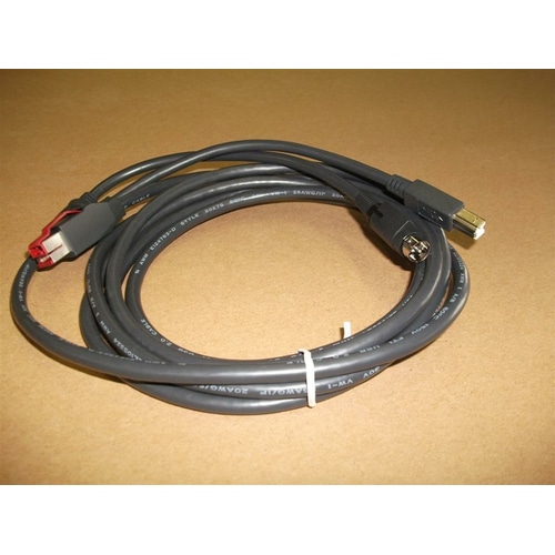 Epson 2218424 power cable Black 3 m PoweredUSB