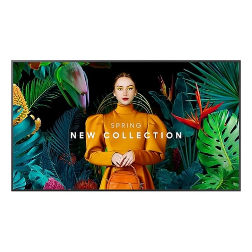Samsung QMC Digital signage flat panel 109.2 cm (43) Wi-Fi 500 cd/m 4K Ultra HD Black Built-in processor Tizen 24/7