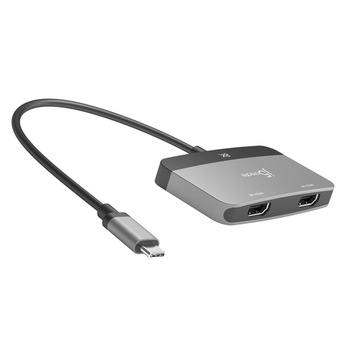 j5create JCA465 - 8K USB-C to Dual HDMI Display Adapter