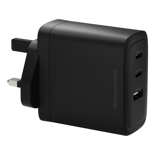 dbramante1928 IT - UK W. Charger - 2xUSB-C 100W + 1xUSB-A - BLK