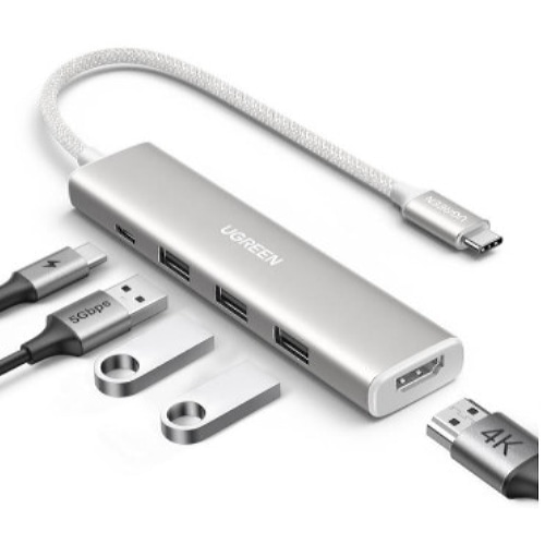 Ugreen 35580 interface hub USB Type-C 5000 Mbit/s White