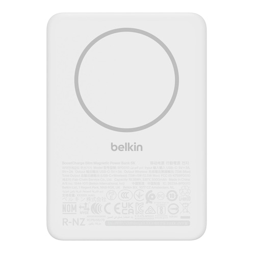 Belkin BPD010hqWH 5000 mAh Wireless charging White