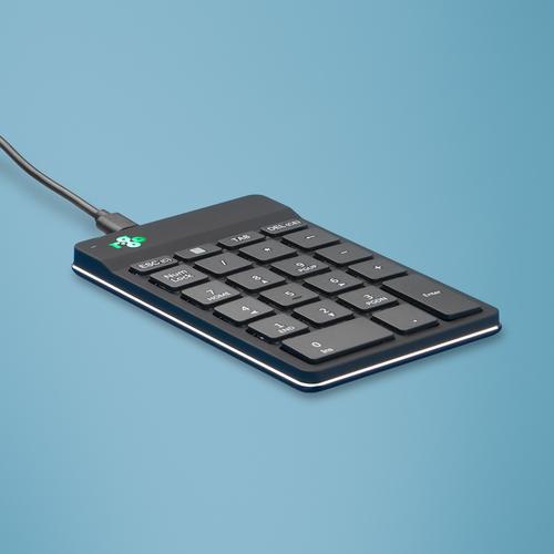 R-Go Tools R-Go Numpad Break, Black, Wired