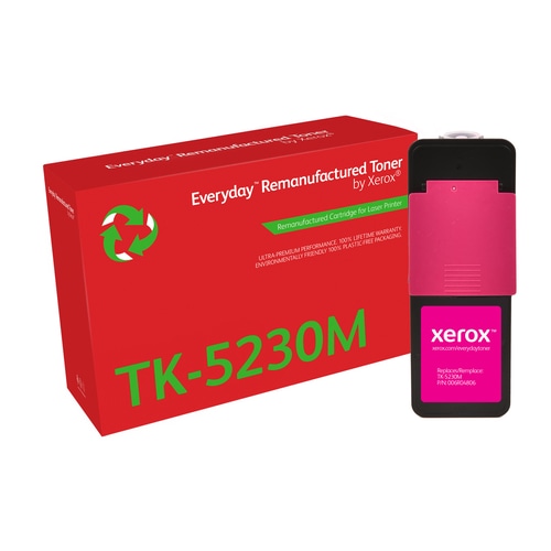 Everyday Remanufactured Everyday Magenta Remanufactured Toner by Xerox compatible with Kyocera TK-5230M, Standard capacity