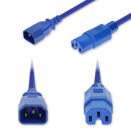 AddOn Networks ADD-C142C15C14G3FBE power cable Blue 0.9 m IEC C14 IEC C15