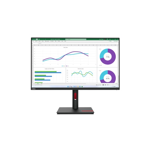 Lenovo ThinkVision T32h-30 LED display 80 cm (31.5) 2560 x 1440 pixels Quad HD Black