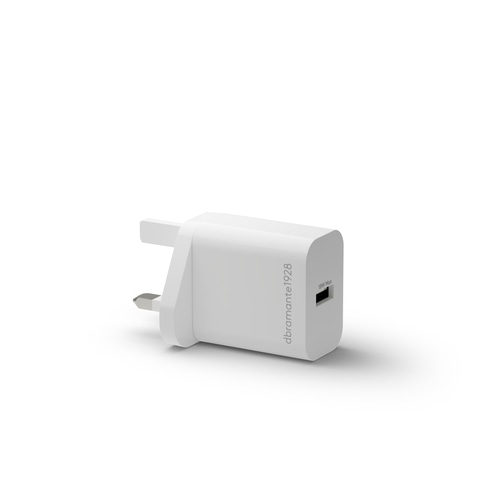 dbramante1928 re-charge - UK Wall Charger USB-A 18W - W