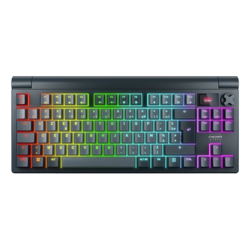 CHERRY XTRFY MX 8.3 TKL Wireless keyboard Gaming USB + RF Wireless + Bluetooth AZERTY French Grey