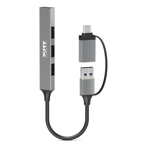 Port Designs 900160 interface hub USB Type-C 5000 Mbit/s Silver