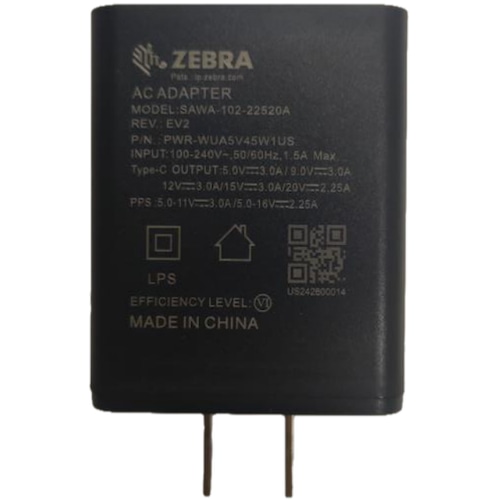 Zebra PWR-WUA5V45W1US Battery charger